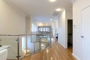 Timber Floor and Stainless Steel Balustrade